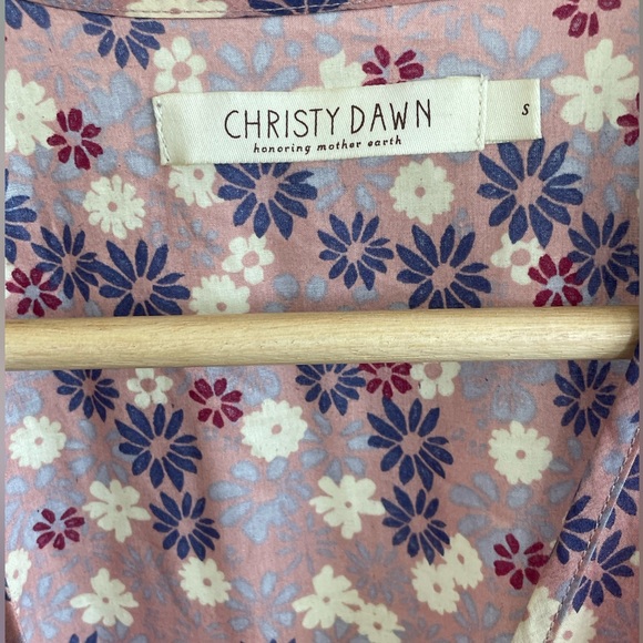 Christy Dawn Augusta Floral Maxi Dress in Purple and Pink Size Small - Picture 2 of 3